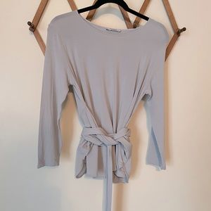 M.M. Lafleur The Walker Tie Front Top